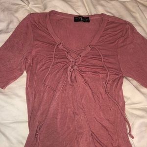 Light blush body suit